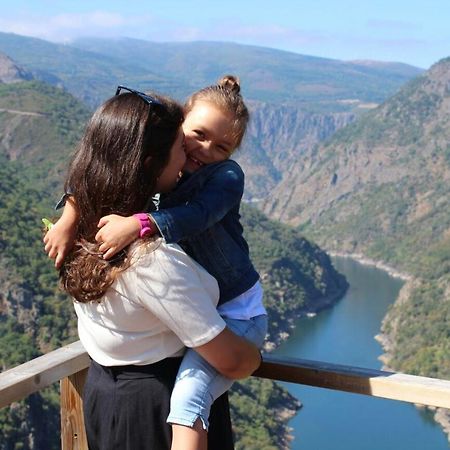Vila Casa Bolmente A Ver En La Ribeira Sacra. Sober Exteriér fotografie