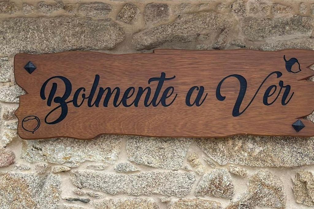 Vila Casa Bolmente A Ver En La Ribeira Sacra. Sober Exteriér fotografie