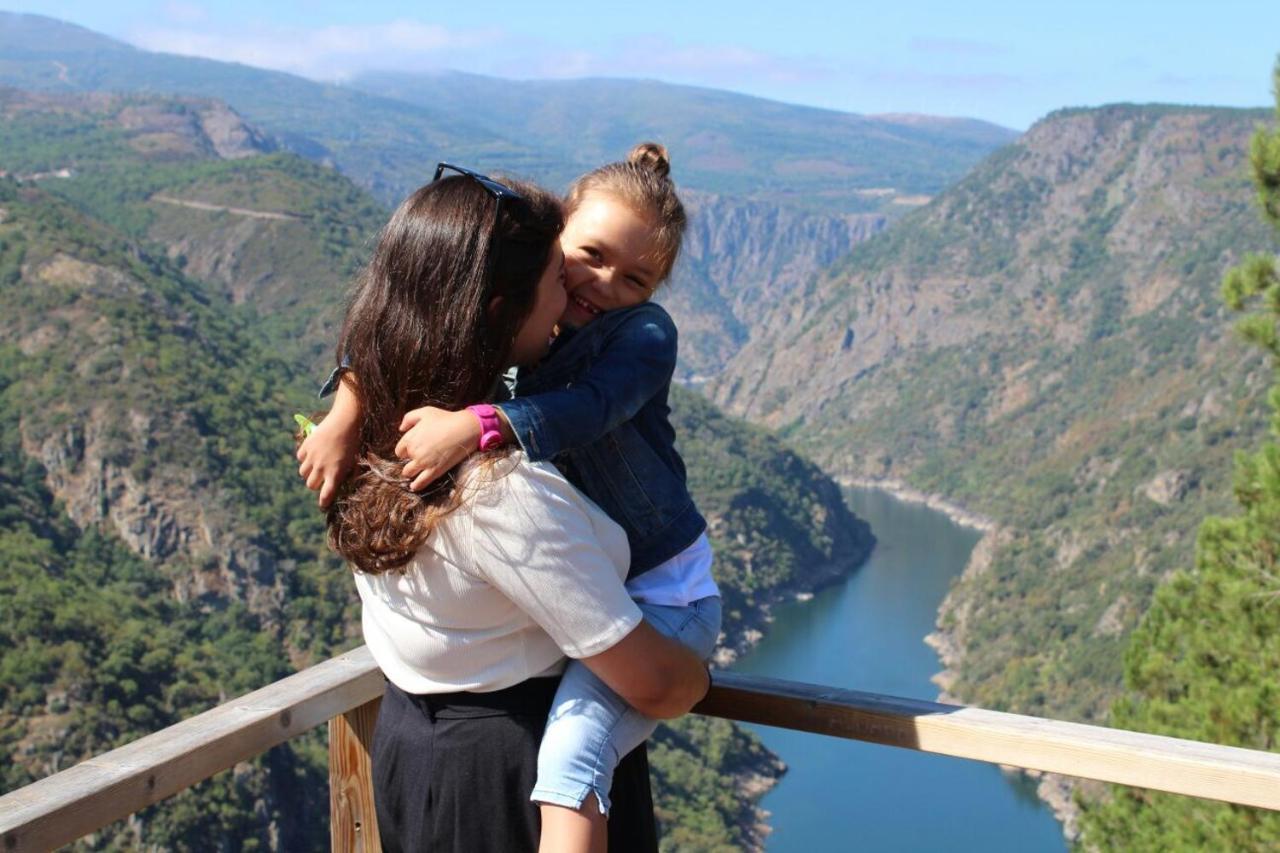 Vila Casa Bolmente A Ver En La Ribeira Sacra. Sober Exteriér fotografie